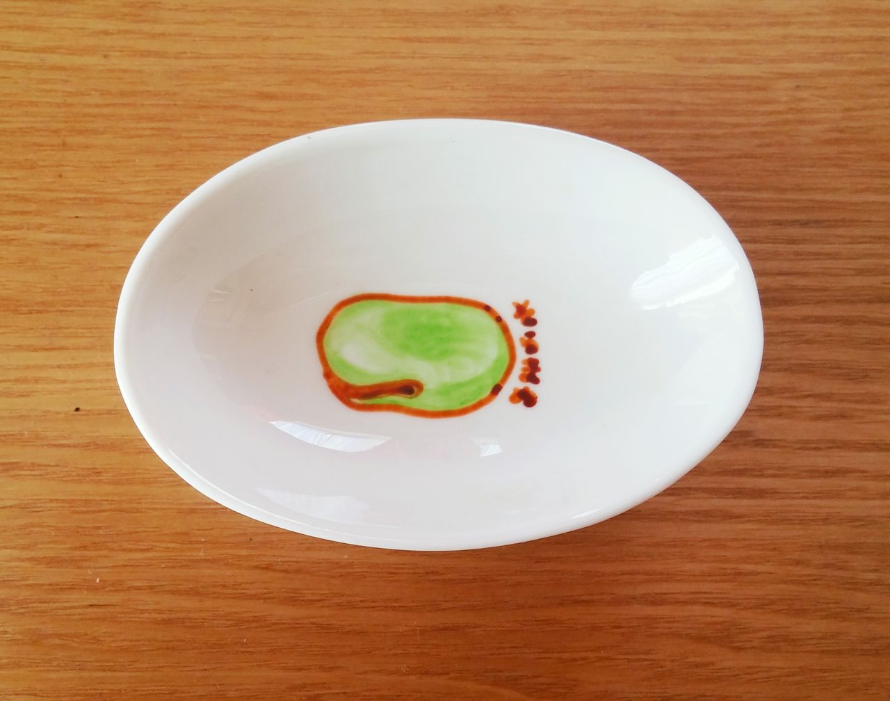 らくやきマーカー 100均食器を簡単リメイク お醤油 豆皿編 イラストレーターはなのblog