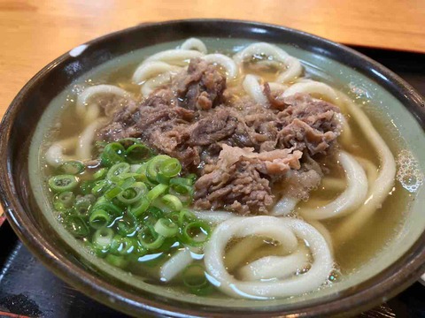 ここの肉うどんが食べたかったのよ　手打ちうどん つるや
