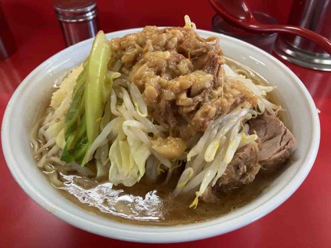 今年も月一ペースかな　ラーメン二郎 柏店