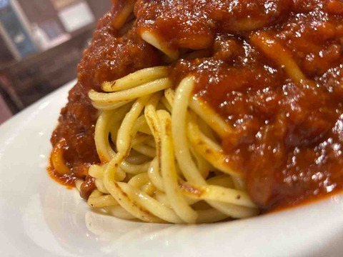 よく焼きのミートソースが大好きになりました　スパゲッティーのパンチョ 柏店