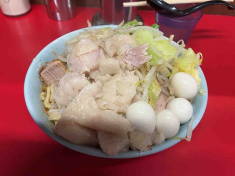 ずっと来た後は思ってたのよ　ラーメン二郎新潟店