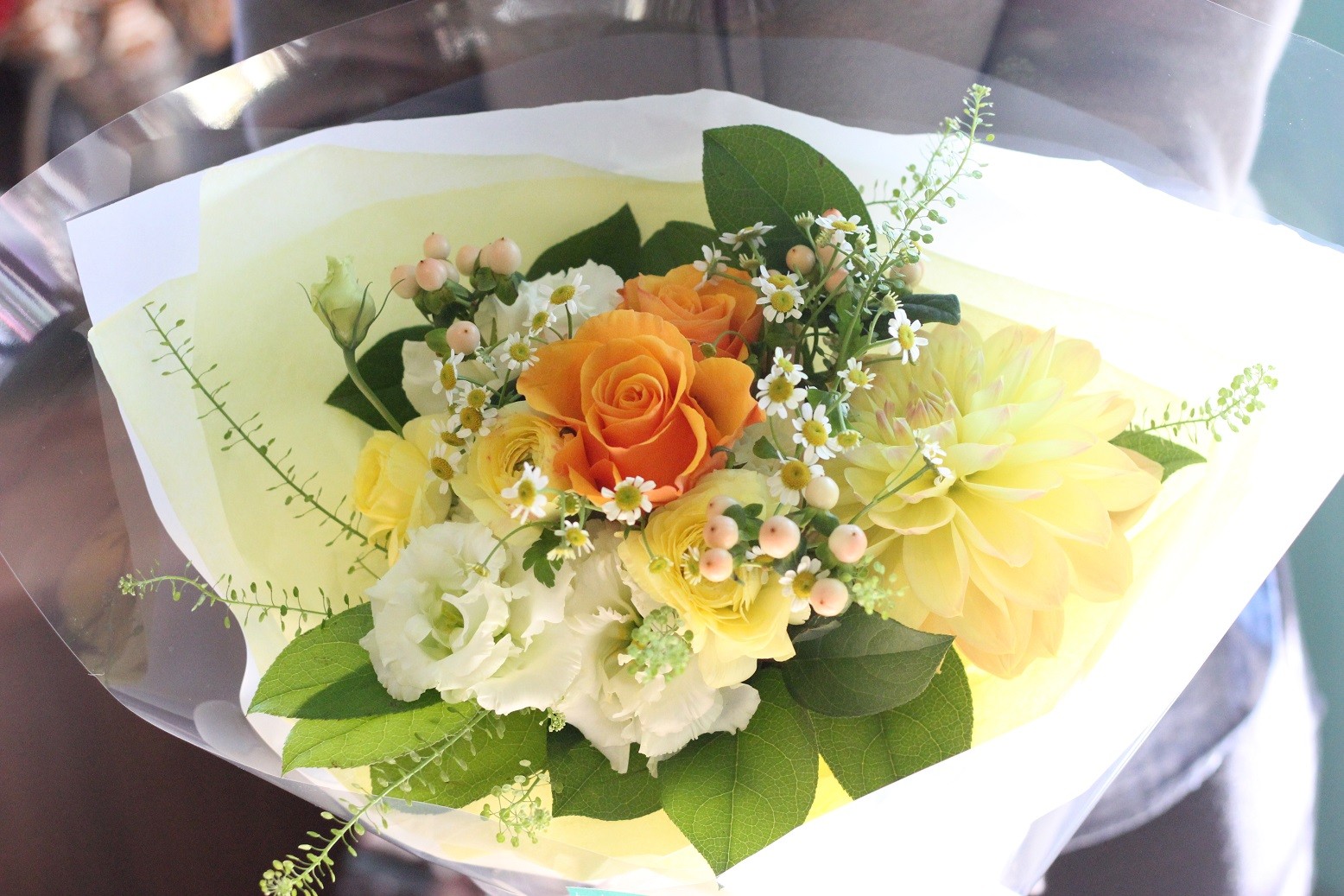 黄色い花束 花屋のhanashi Hanadocoro Enn 黄色い花束 花屋のhanashi Hanadocoro Enn