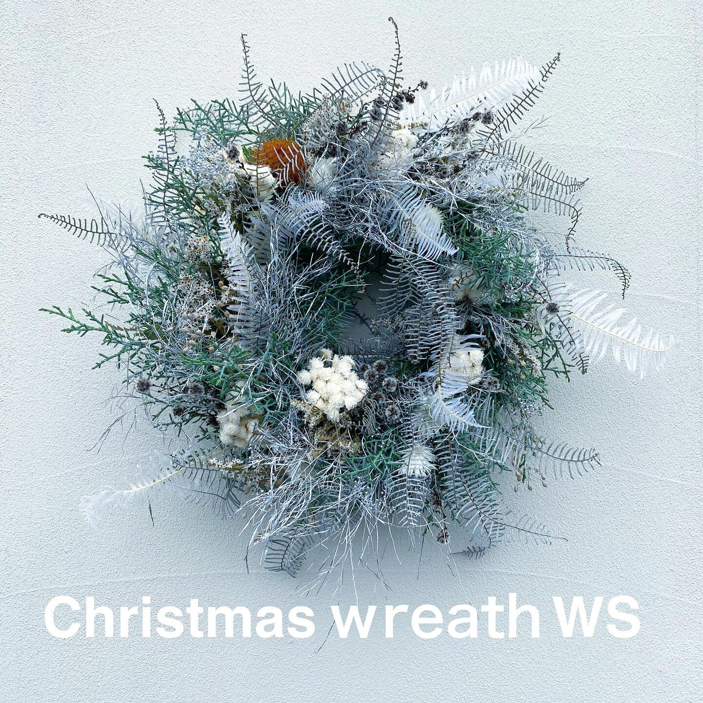 クリスマスリース Work Shopのお知らせ 安城のお花屋さんhanadokei Flower Works Companyです