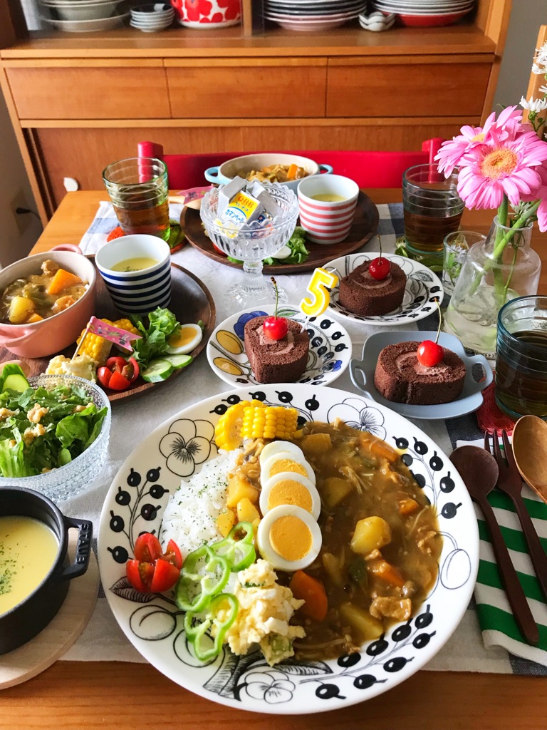 子どもの好きな定番メニューで誕生日の食卓 Hanahana Smile Life Powered By ライブドアブログ