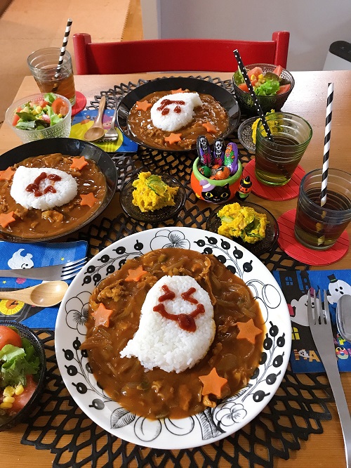 少しの変化で…子どもが喜ぶハッピーハロウィン☆の食卓