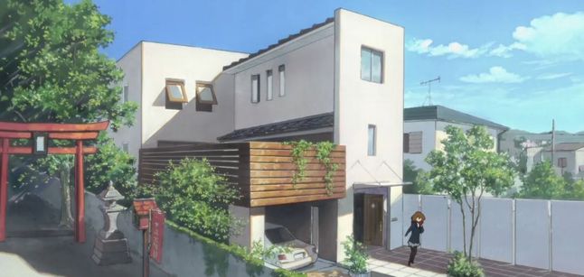 けいおん の唯のお部屋は可愛い 學校へ行って参ります