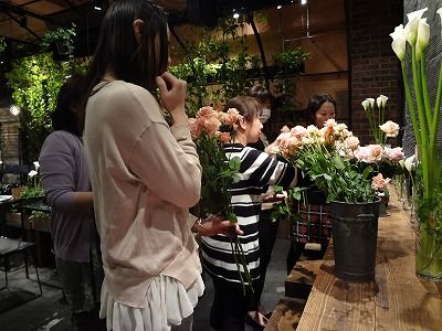青山フラワーマーケットでお花選び Hana Kichi 青山