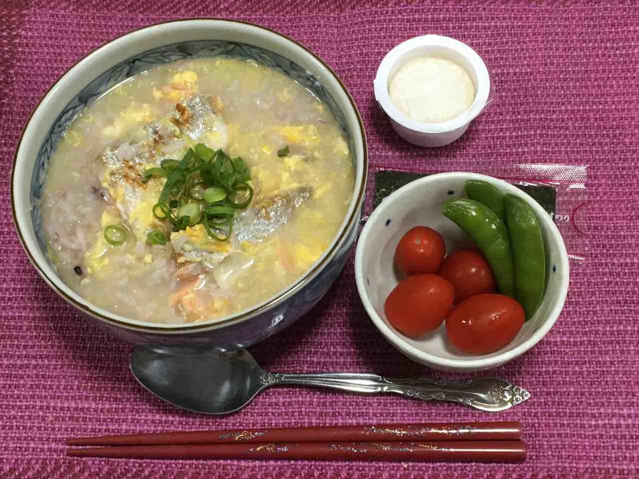 鮭のお粥 四つ葉のクローバー 花子のブログ 鮭のお粥 四つ葉のクローバー 花子のブログ