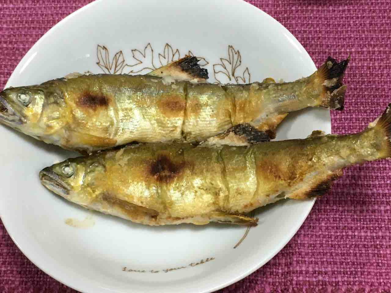 鮎の塩焼き 四つ葉のクローバー 花子のブログ