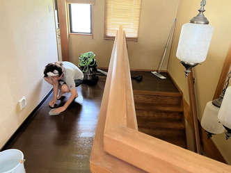 写真集～ワックスがけ(3)／花前カレン画像
▼画像クリックで1280x960pxlsに拡大＠北洞院エリ子花前カレン