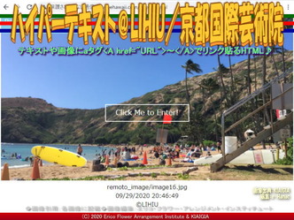 ハイパーテキスト＠LIHIU(2)／京都国際芸術院画像01
▼画像クリックで640x480pxlsに拡大＠北洞院エリ子花前カレン