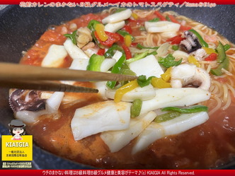 イカのトマトスパゲティ(2)／まかないＢ級グルメ画像01
▼画像クリックで1280x960pxlsに拡大＠北洞院エリ子花前カレン