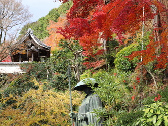 (4)京都西山善峯寺の紅葉はとても綺麗だった02