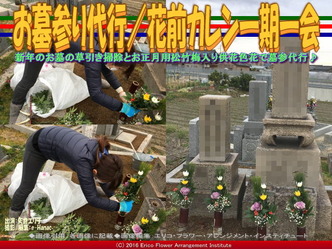 お墓参り草引き清掃供花／花前カレン画像02