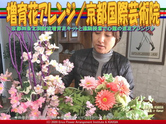 59、増育花アレンジ／京都国際芸術院02画像画像
▼画像クリックで1280x960pxlsに拡大＠北洞院エリ子花前カレン