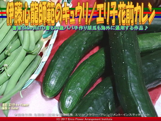 伊藤心龍師範のキュウリ／エリ子花前カレン画像02