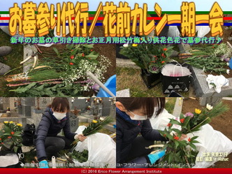 お墓参り草引き清掃供花／花前カレン画像01