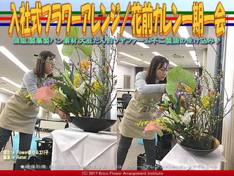 入社式フラワーアレンジ(13) ／エリ子花前カレン画像01