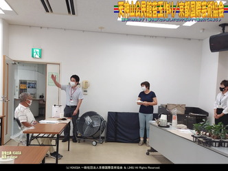 コケ玉つくり(2)／天神山地区公民館画像02
▼画像クリックで1280x960pxlsに拡大＠北洞院エリ子花前カレン