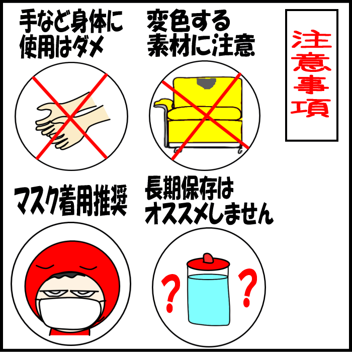 10円以下のコストで作るモノ用消毒液11
