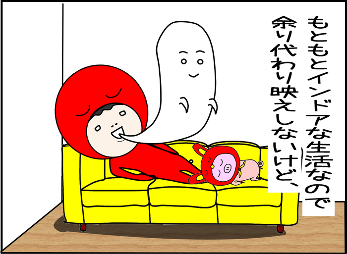 元々インドアな生活なので、余り代わり映えしない