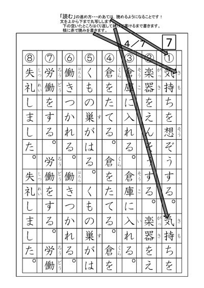 漢字ドリル 進め方