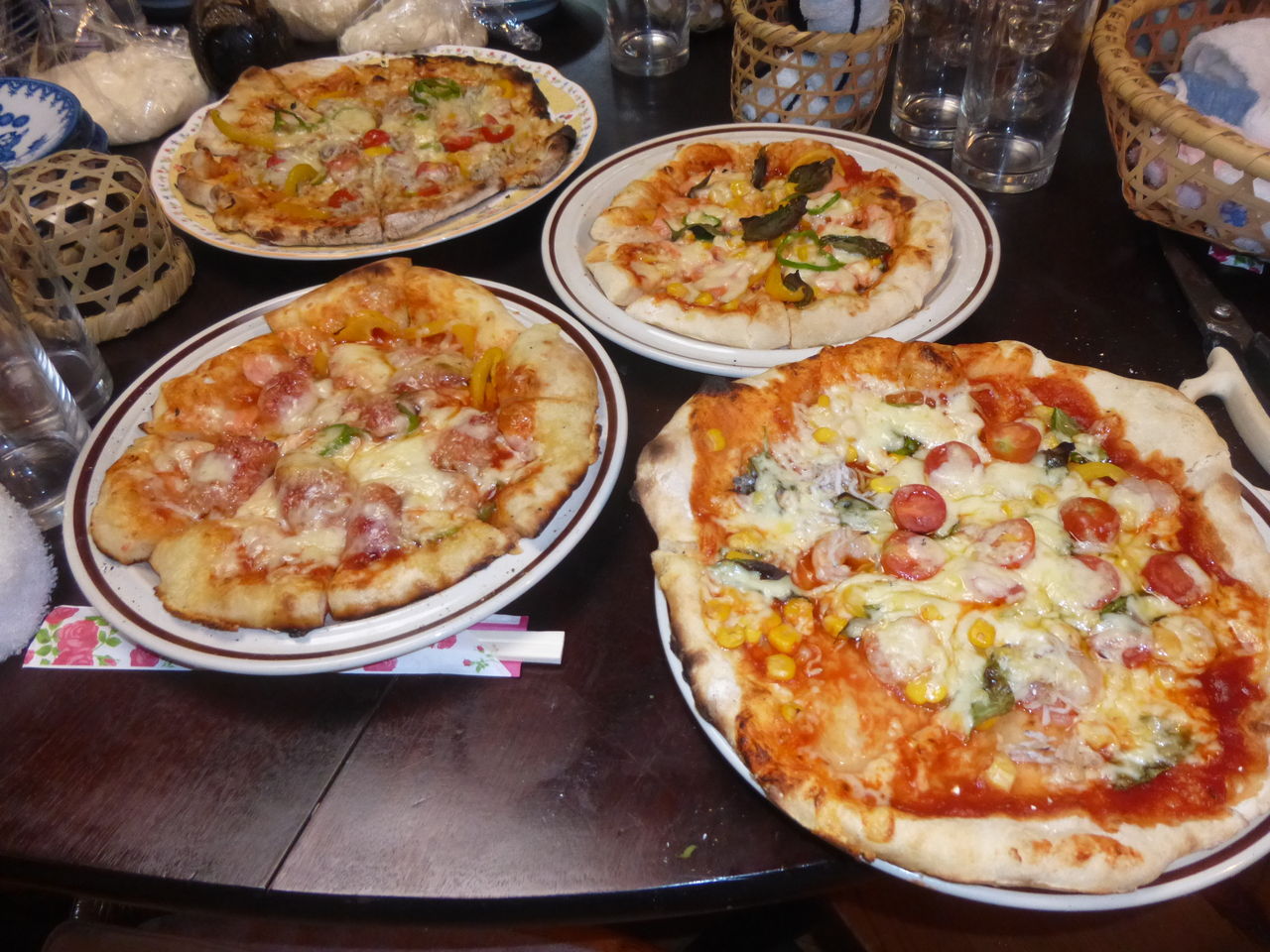 ピザ パーティ 山荘だより