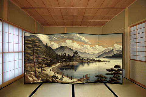 坂本城-1屏風座敷