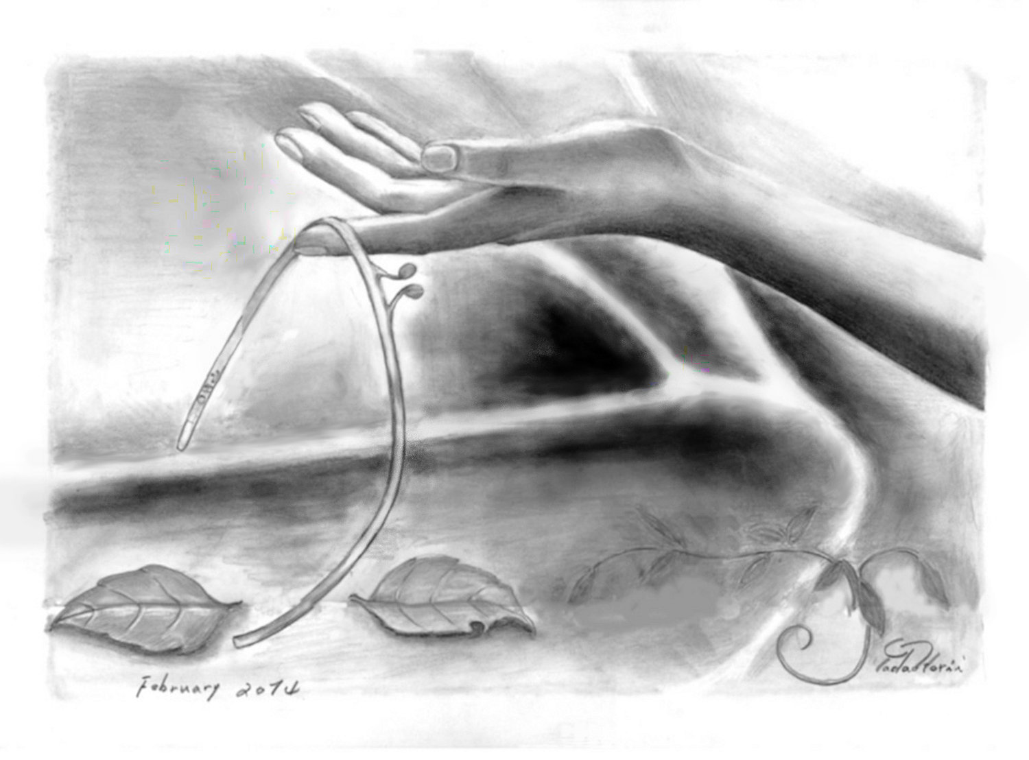 鉛筆画の世界 湖都の四季彩