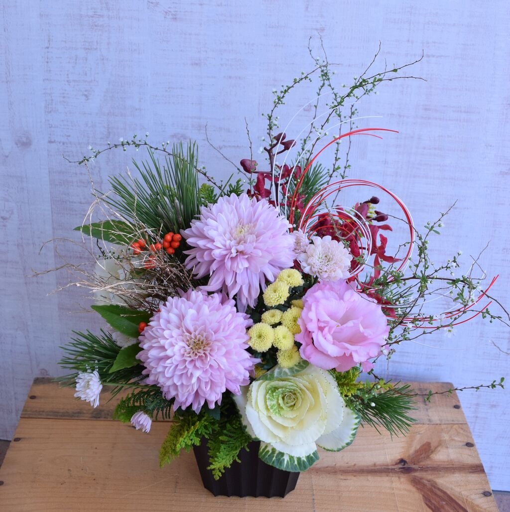お正月アレンジメント ご予約受付開始 花の店 葉音