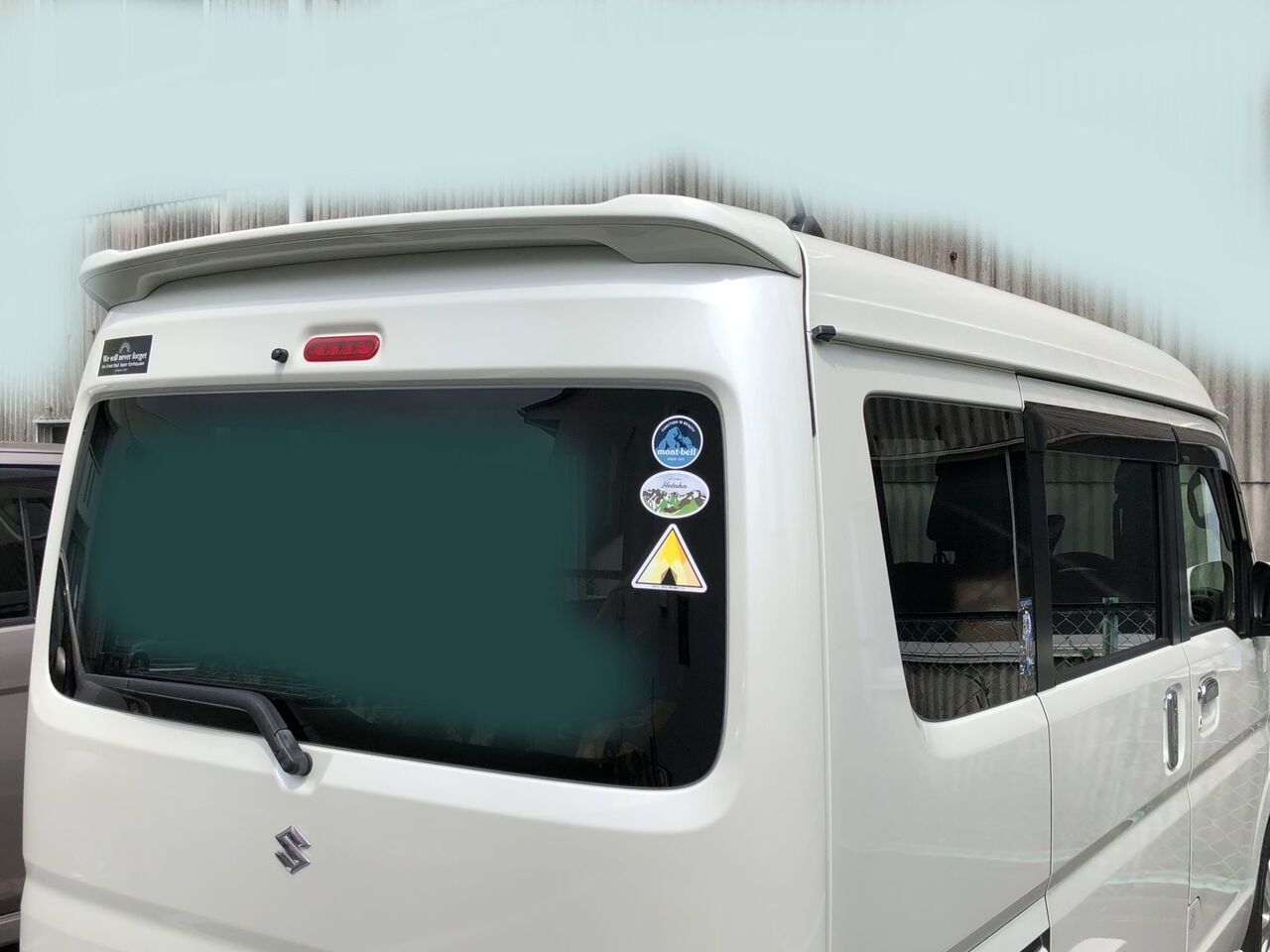 エブリィワゴンにステッカーを貼った結果 ゆるゆる登山と車中メシ日記 エブリィワゴンにステッカーを貼った結果 ゆるゆる登山と車中メシ日記