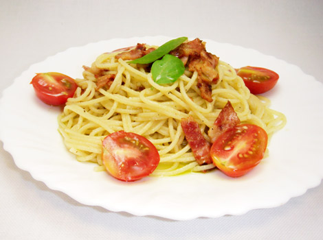 ペットボトルプランターのバジルでパスタ ﾟ艸ﾟ まぃぅ 花咲種子のブログ