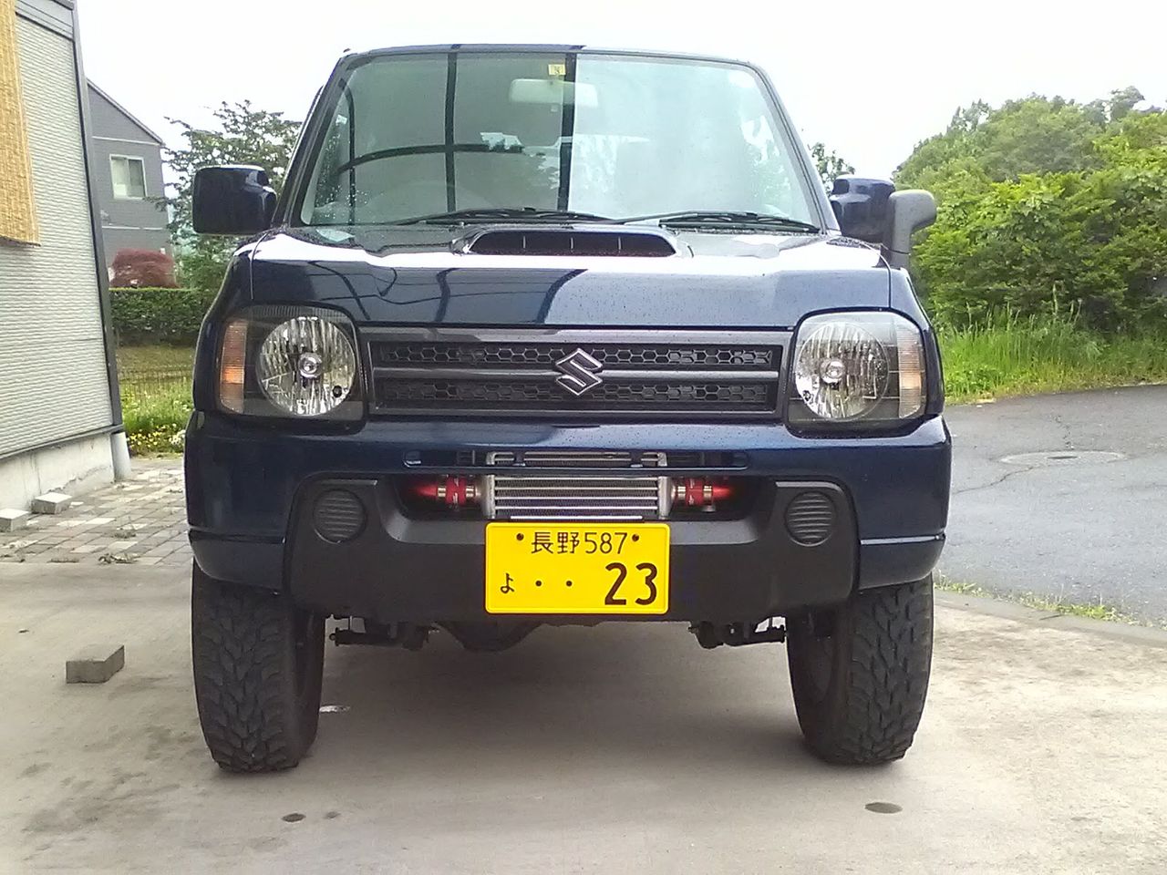 ジムニー最終モデルのjb23 10型に前置きインタークーラーを 六輪な暮らし ジムニー最終モデルのjb23 10型に前置きインタークーラーを 六輪な暮らし