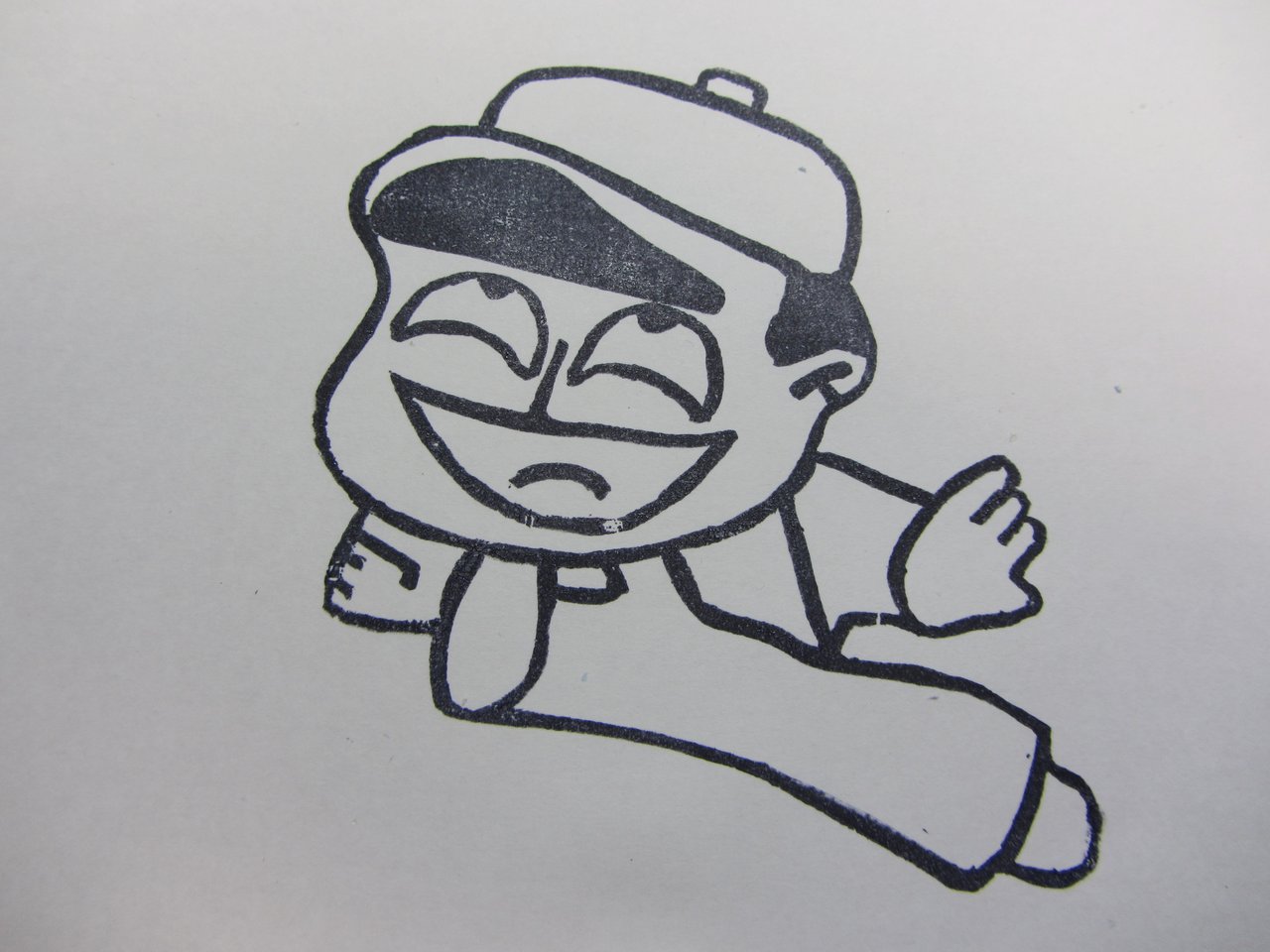 エロめ消しゴムはんこシリーズ とびだし坊や編 やきそばかおるの右脳と左脳をいったりきたり