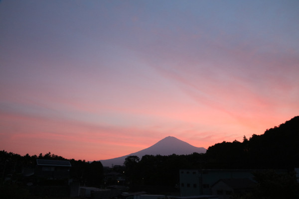 朝焼け富士山２