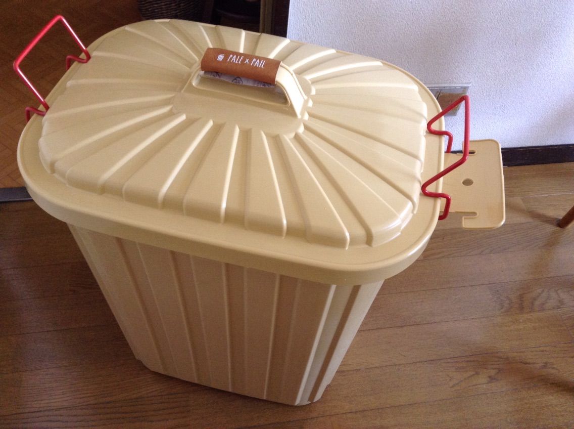 30キロの米袋が収納できるペールボックス 二人暮らしの調理道具えらび