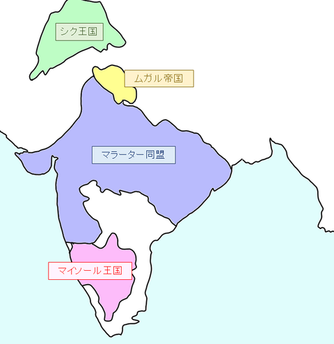 ムガル帝国の分裂