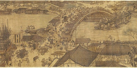 清明上河図 ぬり絵（清明上河図 - Wikipedia）