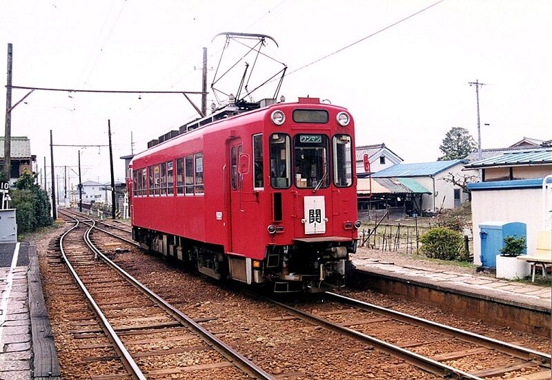 【全て保証なし】【まとめ買い不可】　名鉄旧美濃町線専用車両880型正面行先方向幕 名鉄美濃町線1981・3