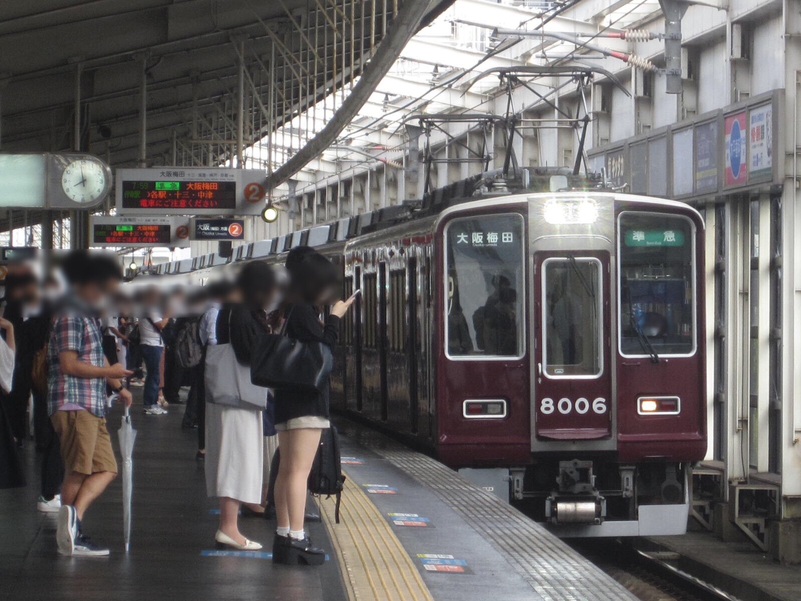 阪急8000系・8300系 車両ナビ】8000系 8006f : 阪急