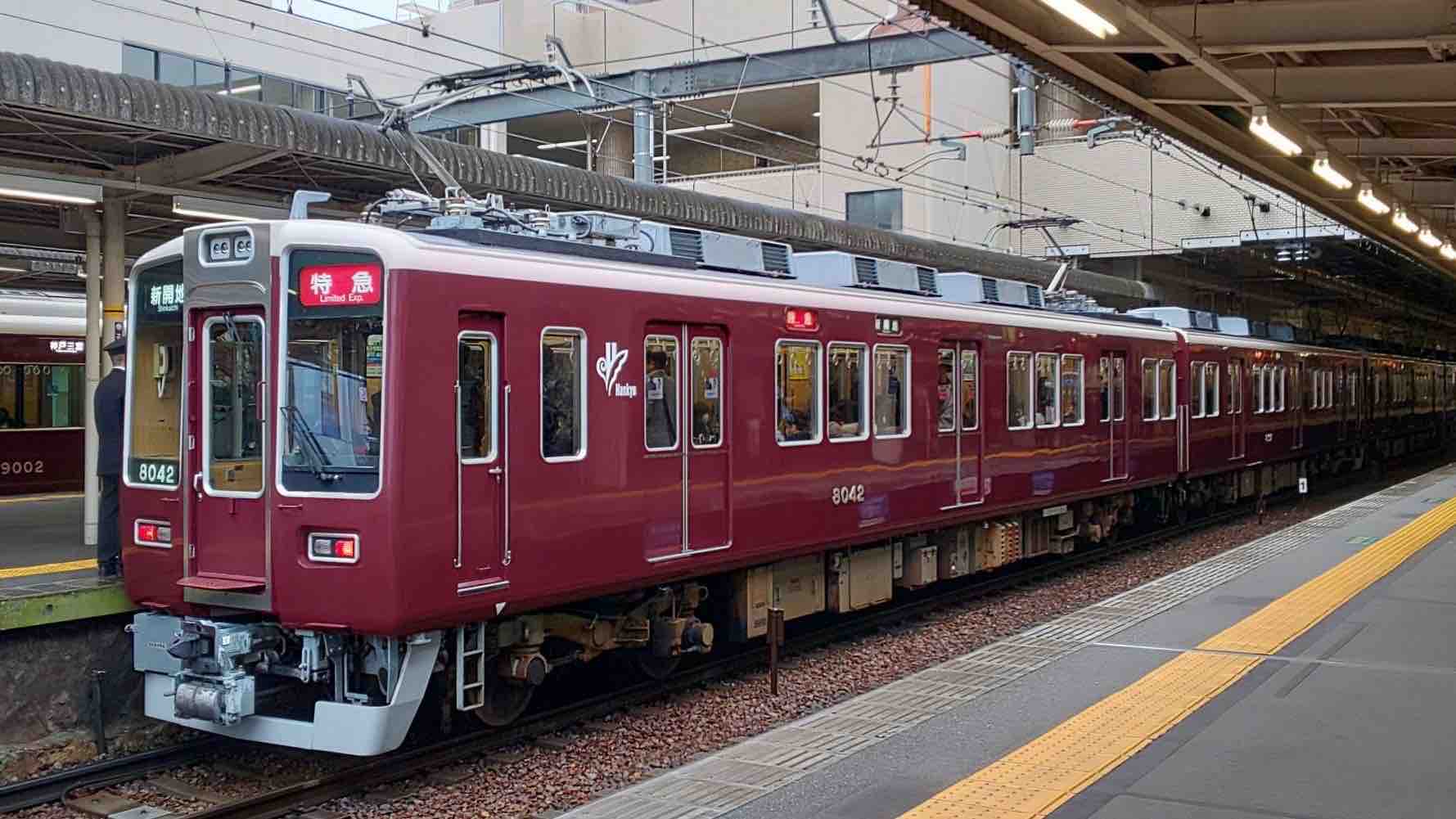 阪急8000系・8300系 車両ナビ】8000系 8042f : 阪急ナビゲーション