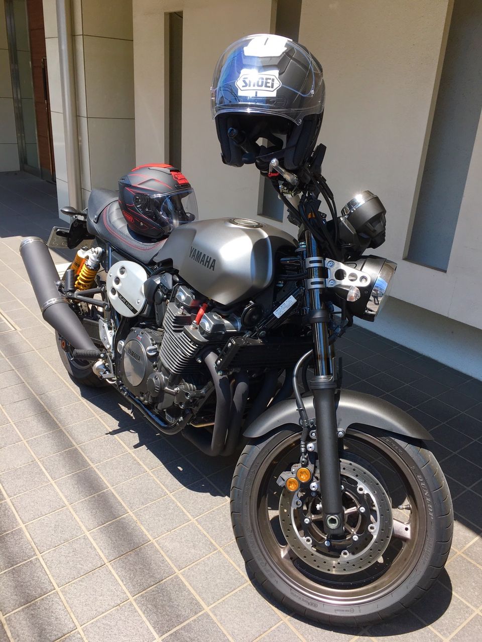 ヤマハxjr1300 ツーリング 井の頭公園 ノ ラッキー キンキンとチビラのおしゃべり