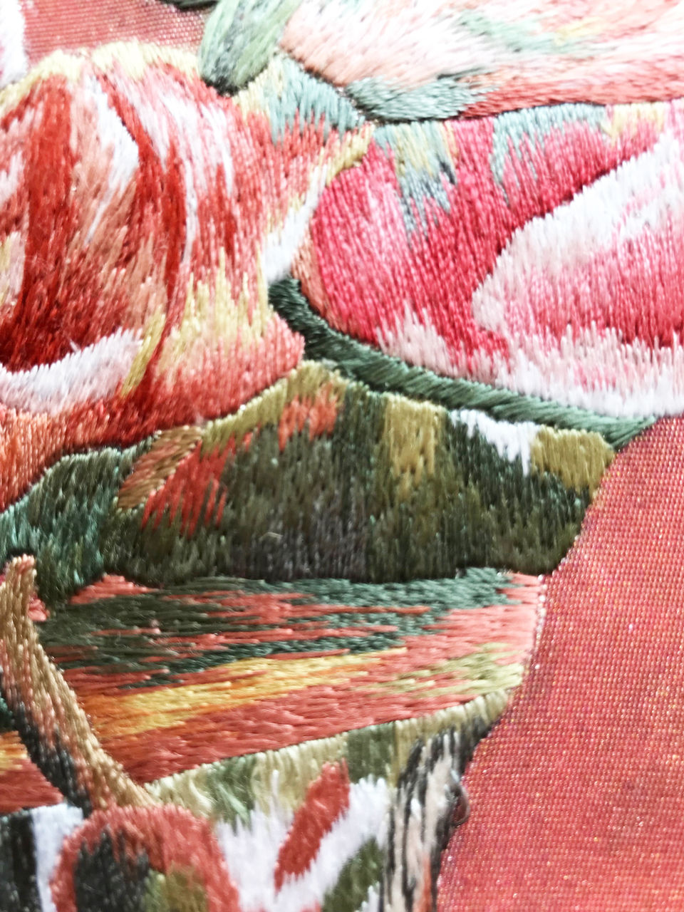 梅原龍三郎の油絵を刺繍で再現した袋帯 : 和を着る。楽しむ。はんなり 
