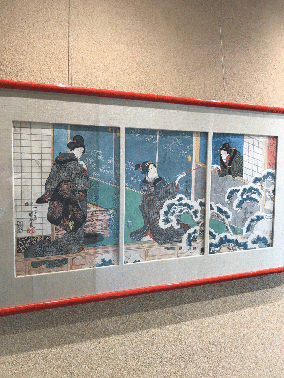 歌川国芳の浮世絵を玄関に 和を着る 楽しむ はんなりのブログ