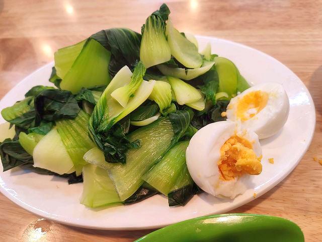青梗菜にゆで卵がついてくる謎が解けた！！でも、スキヤキとは ...