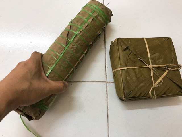 お正月料理 バインチュン Banh Chưng を焼いてみた Fwf ハノイでまったり生きてます Fwf