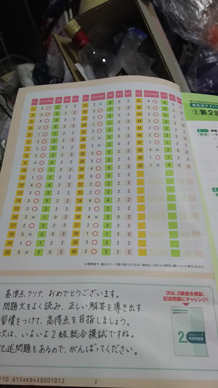 資格検定 食生活アドバイザー3級の添削 Ff 資格検定 食生活アドバイザー3級の添削 Ff