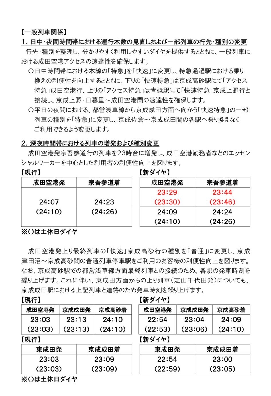 四直22年2月改正内容を見る ことでん 山陽 京急大好きな人タマテッツのブログ