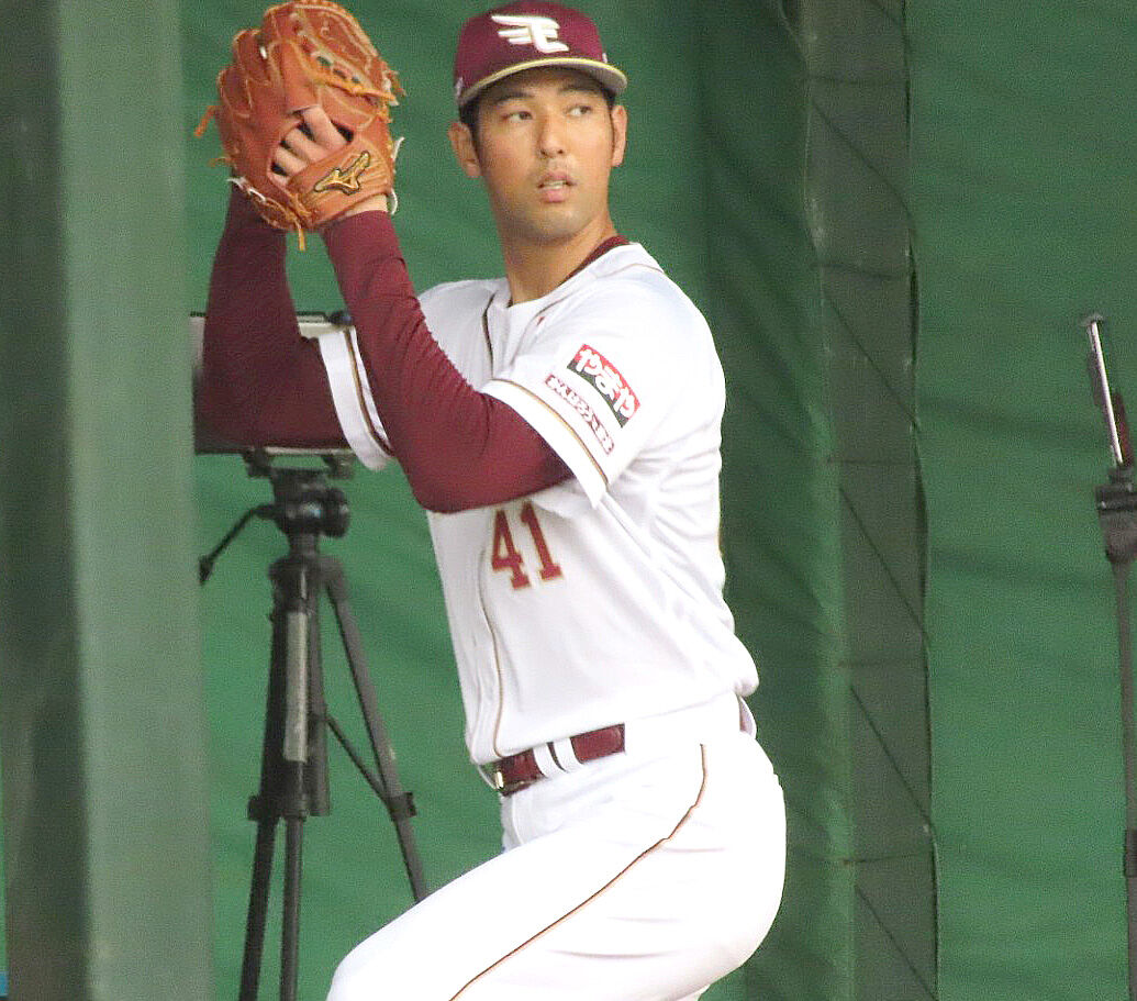 【楽天】加治屋蓮が１回完全、決め球フォークに手応え