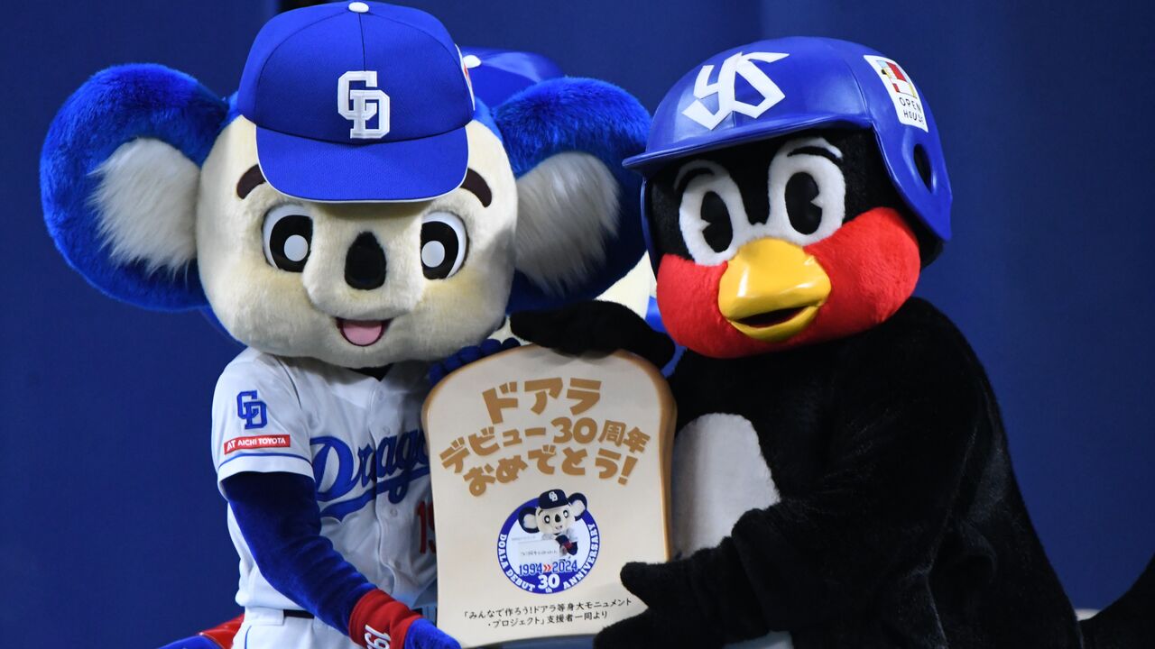 【中日】ドアラが語る思い出とつば九郎への想い